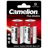 Елемент живлення (батарейка) D LR20 Camelion Plus Alkaline