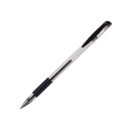 Ручка гелева Buromax JOBMAX BM.8349, з грипом, 0,7 мм, чорна (BM.8349-02)