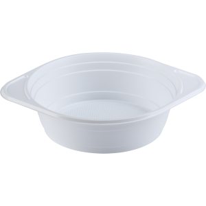 Миска одноразова BuroClean 500 мл біла 5,5 гр 100 шт/уп
