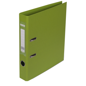 Регистратор 5 см А4 Buromax Elite 2стор покрыт, метал окант, салатовый (BM.3002-15c)
