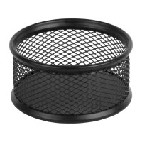 Подставка для скрепок без магнита металл Axent 80 х 80 х 40 мм черный (2113-01-A)