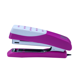 Степлер пластик на 12 л BuroMax (скобы № 10/5) Рзовый (BM.4131-10)