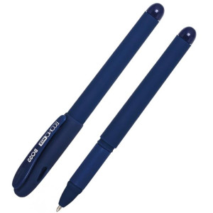 Ручка гелева Economix Boss, з грипом, 1 мм, синя (E11914-02)