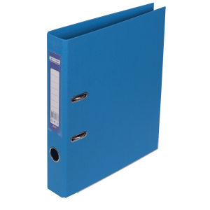 Регистратор 5 см А4 Buromax Elite 2стор покрыт, метал окант, светло-синий (BM.3002-30c)