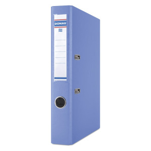 Реєстратор 5 см А4 Donau Master 1стор покриття, світло-синя (3950001M-10)