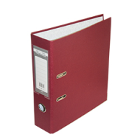 Регистратор 7 см А4 Buromax Elite 2стор покрыт, метал окант, бордовый (BM.3001-13с)