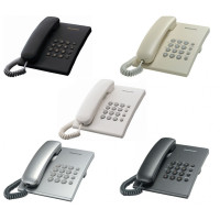 Телефон проводной PANASONIC KX-TS2350UAW (белый корпус)