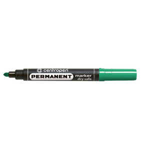 Маркер перм зеленый 2,5 мм круг након Centropen 8510 Dry Safe