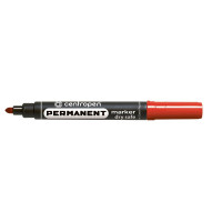 Маркер перманентний Centropen 8510 Dry Safe червоний 2,5 мм круг накін
