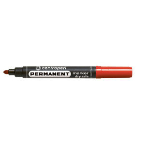 Маркер перм красный 2,5 мм круг након Centropen 8510 Dry Safe
