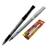 Ручка гелева Buromax Wild, з грипом, 0,7 мм, чорна (8345-52)