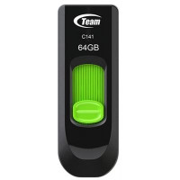 Флешка 64GB Team C141 Green (TC14164GG01) USB