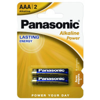 Батарейка AAA LR03 Panasonic Alkaline Power (мизинчик), (блистер 2 шт) LR03REB/2BP