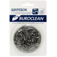 Мочалка-скребок металева Buroclean 1 шт/уп (10200400)