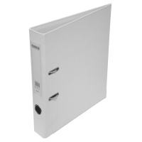 Реєстратор 5 см А4 Buromax Elite 2стор покриття, метал окантовка, біла (BM.3002-12c)