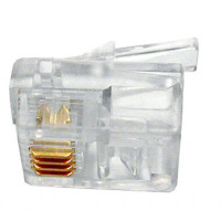 Коннектор Atcom RJ12 6P4C (12419) 100 шт