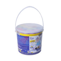 Крейда кольорова ZIBI Jumbo 15 кольорів в пластиковому відрі (ZB.6711-99)