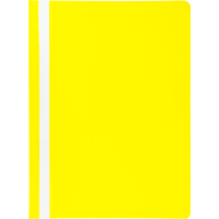 Швидкозшивач пластиковий з прозорим верхом А4 BUROMAX JOBMAX жовтий (BM.3313-08)