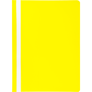 Скоросшиватель пластик. с прозр. верхом А4 (апельсин) желтый BUROMAX JOBMAX (BM.3313-08)
