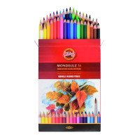 Карандаши цветные акварельные 36 цв х 36 шт Koh-I-Noor Mondeluz (3719036001KZ)