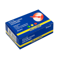 Кнопки канцелярские 50 шт BuroMax JOBMAX цветные (ВМ.5106)