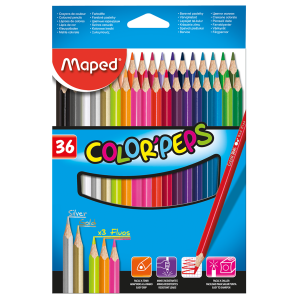 Олівці кольорові 36 кольор х 36 шт MAPED COLOR PEPS Classic (MP.832017)
