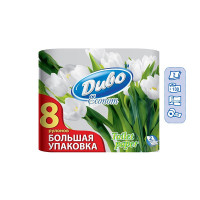 Бумага туалетная 2-слойн Диво Econom белая 130 отр 8 рул