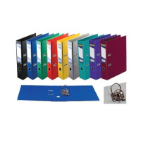 Реєстратор 5 см А4 Buromax Elite 2стор покриття, метал окантовка, асорті (BM.3002)