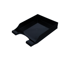Лоток горизонтальний пластик Арніка Симетрія чорний (E80803)