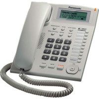 Телефон проводний Panasonic KX-TS2388UAW White (білий корпус)