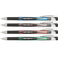 Ручка гелевая с грипом Unimax Top Tek Gel, 0,5 мм, синяя (UX-133-02)