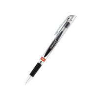 Ручка шариковая с грипом 0,7 мм черная Unimax ChromX (UX-119-01)
