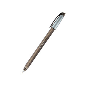 Ручка одноразова кулькова Unimax Trio DC 1,0 мм, тригранний корпус, чорна (UX-105-01)