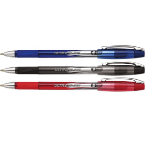 Ручка шариковая с грипом 1,0 мм синяя Unimax Ultraglide (масляные чернила) (UX-114-02)