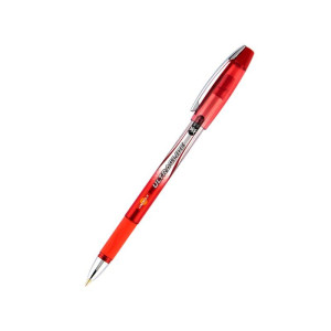 Ручка шариковая с грипом 1,0 мм красная Unimax Ultraglide (UX-114-06)