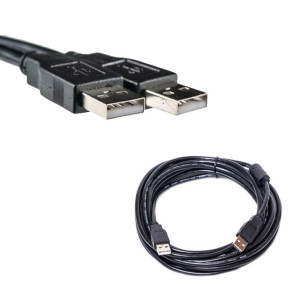 Дата кабель USB 2.0 AM/AM 3.0m PowerPlant (KD00AS1215)