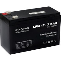 Аккумулятор для ИБП LPM 12В 7.2 Ач Logic Power (3863)