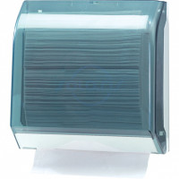 Держатель полотенец бумажных 300 х195 х251 мм прозрачный/ белый (696)