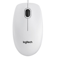 Миша дротова Logitech B100, USB White (910-003360)