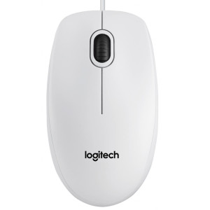 Мышь проводная Logitech B100 USB White (910-003360)