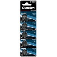 Елемент живлення ("таблетка") "Camelion" (блістер - 5 шт.) (CR2025) CR2025-BP5