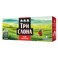 Чай чорний в ф/п Три слона, 25 пакетиків