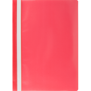 Скоросшиватель пластик. с прозр. верхом А4 (апельсин) красный BUROMAX JOBMAX (BM.3313-05)