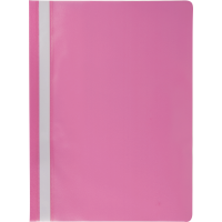 Скоросшиватель пластик. с прозр. верхом А4 (апельсин) розовый BUROMAX JOBMAX (BM.3313-10)