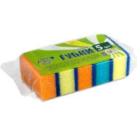 Мочалка для посуды 5 шт/уп 8,7 х 5,5 х 3 см Макси Ecopack