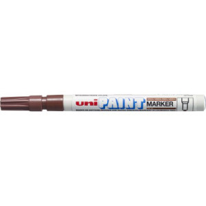 Маркер перманентний UNI Paint PX-21 коричневий 0,8-1,2 мм круг накін (PX-21.Brown)