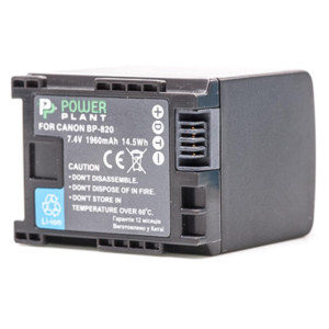 Аккумулятор PowerPlant для Canon BP-820 Chip (DV00DV1371)