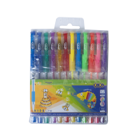 Набір ручок гелевих Zibi Neon+Glitter 12 кольорів (ZB.2204-99)