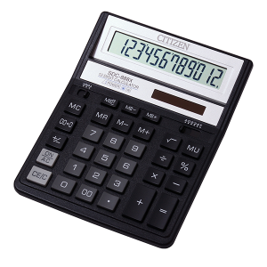 Калькулятор CITIZEN SDC-888 XBK 12 разр 158 x 203,2 x 31 мм