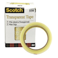 Скотч канцелярский 12 мм х 33 м 3M Scotch (прозр)